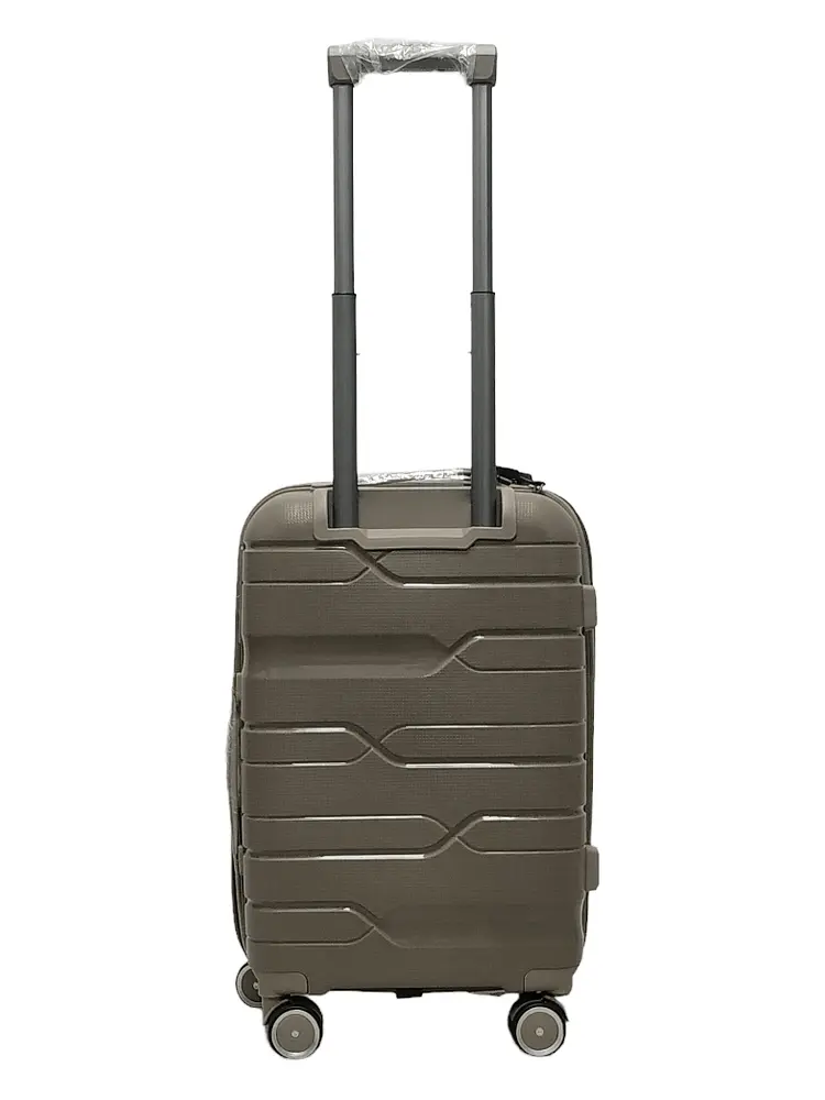 Валіза маленька S поліпропілен Milano bag 0306 56×35×24см 33л Шампань - фото 3