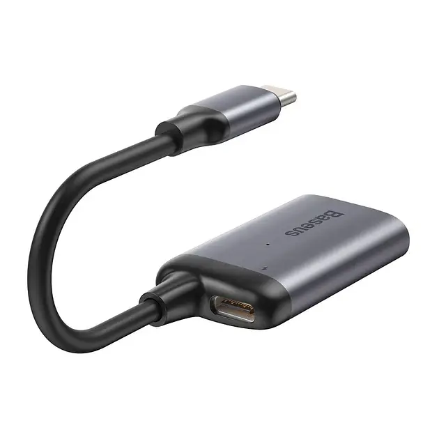 Переходник Baseus Enjoyment Series Type-C to Mini DP HUB Convertor CAHUB-Z0G Dark Grey - фото 2