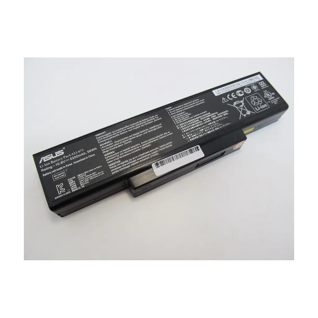 Акумулятор до ноутбука ASUS A32-K72, 5200mAh (56Wh), 6cell, 11.1V, Li-ion (A47201) - фото 2