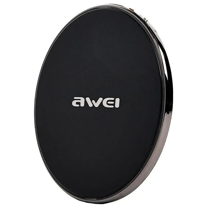 Бездротовий зарядний пристрій AWEI W3 Wireless Charger Black - фото 3