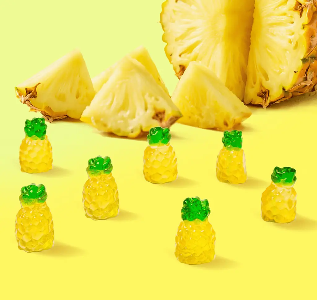 Желейні цукерки Cokoc Peeling Soft Candy Pineapple 75г - фото 4