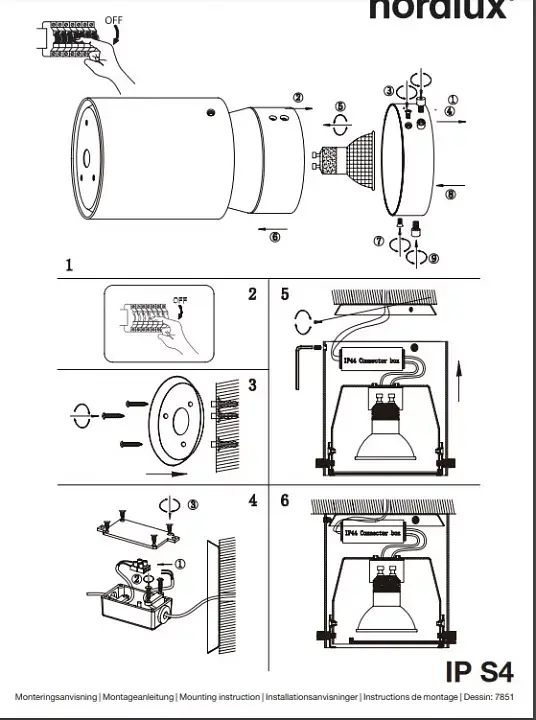 Бра Nordlux IP S4 78511001 - фото 3