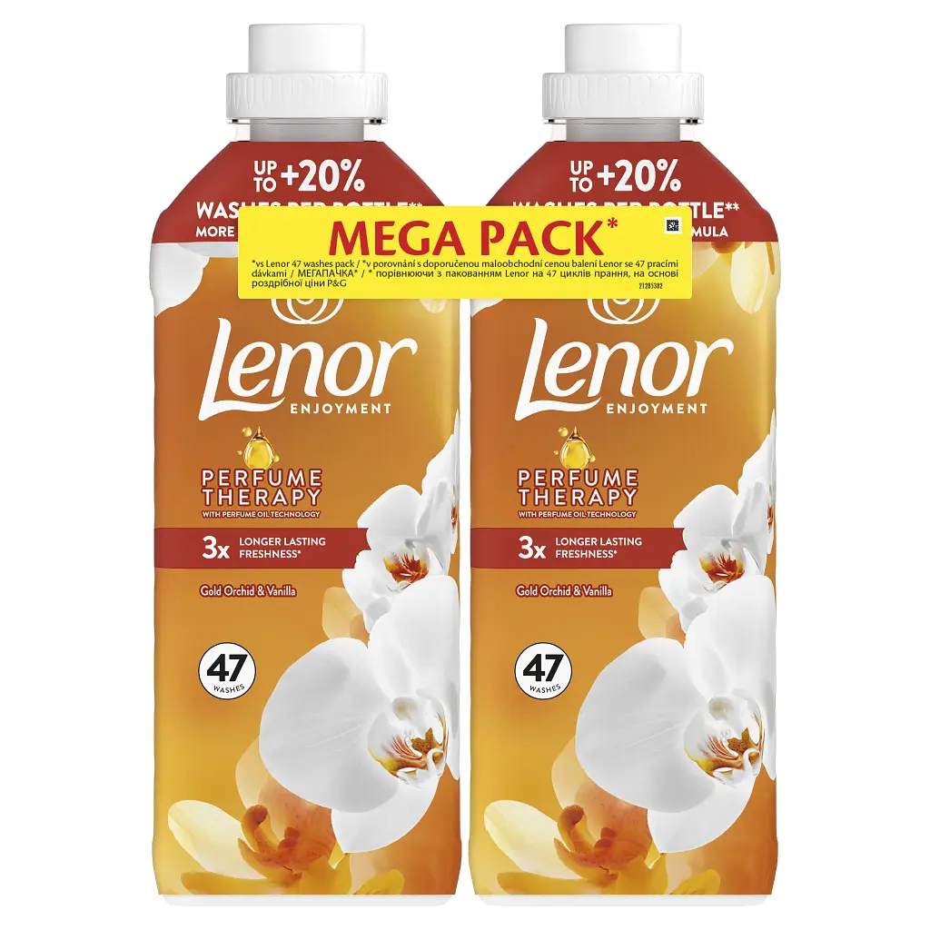 Кондиціонер для білизни Lenor Золота орхідея та ваніль 2 х 987 мл (8700216880770)