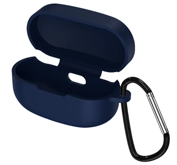 Чохол-накладка DK Silicone Candy Friendly із карабіном для Sony WF-1000XM4 (dark blue) - фото 4