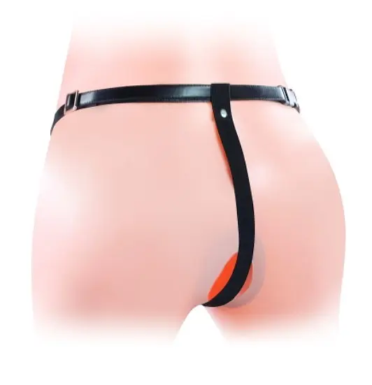 Страпон для подвійного проникнення - Vibrating Unisex Hollow Double Penetration 6" - фото 4