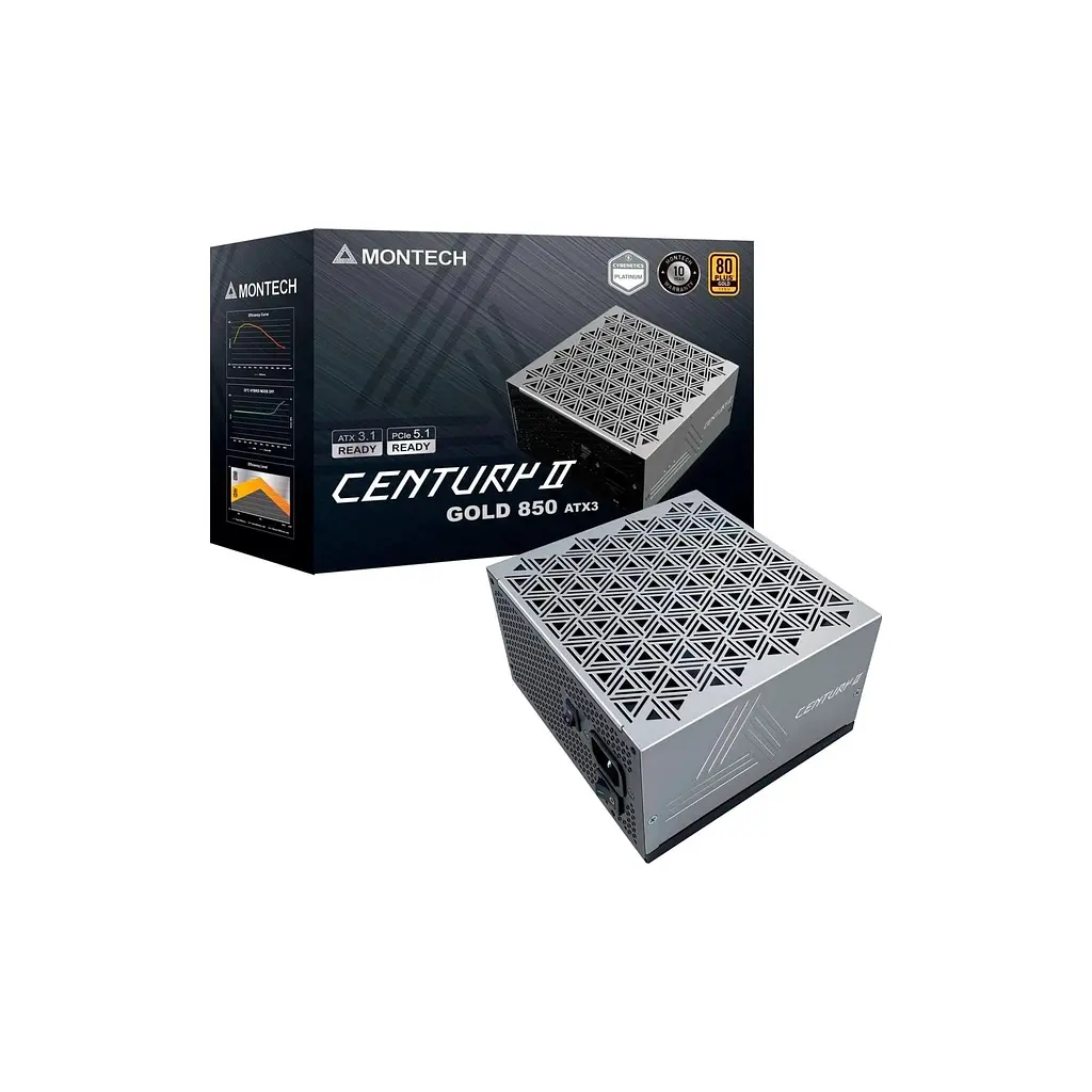 Блок питания Montech 850W CENTURY II 850 - фото 7