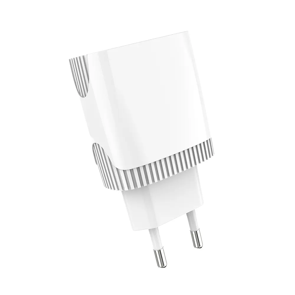 Мережевий зарядний пристрій Aspor A811 (2USB/2.4A)- білий - фото 4
