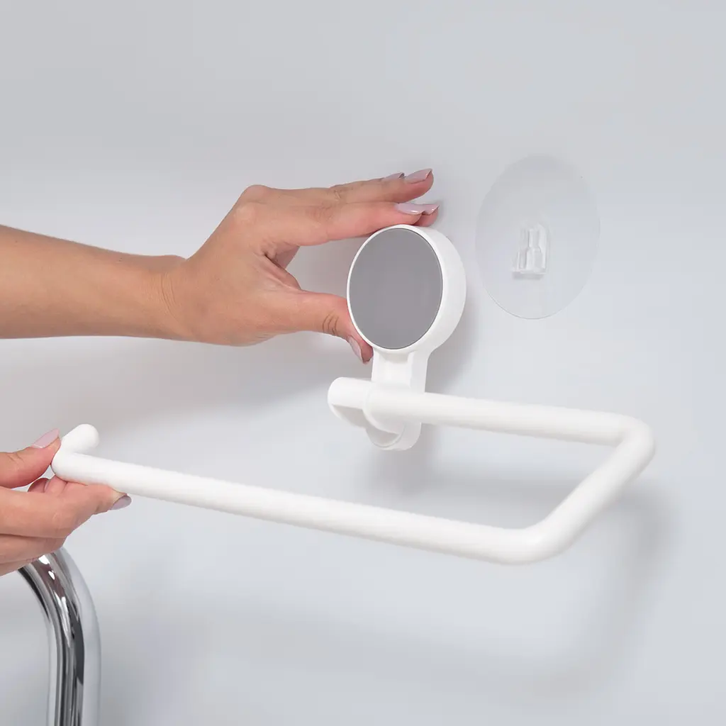 Тримач клейкий для паперових рушників МВМ My Home BP-10, білий (BP-10 WHITE) - фото 5