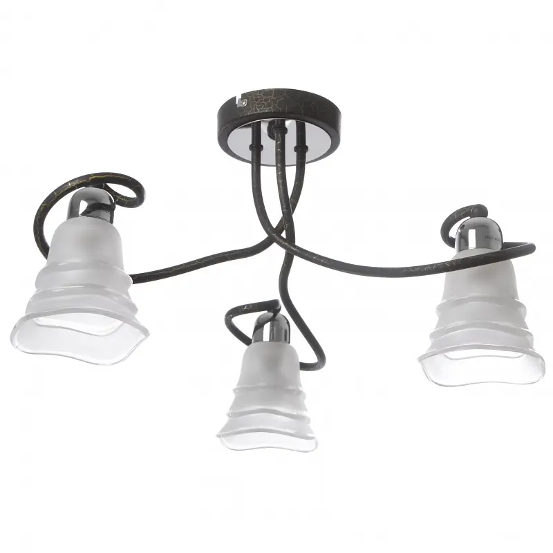 Люстра потолочная Brille для кухни E14 40W BK (LK-285C/3) - фото 10