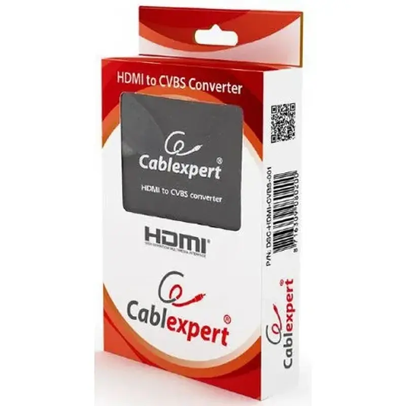 Перетворювач сигналів Cablexpert HDMI - RCA Чорний (DSC-HDMI-CVBS-001) - фото 3