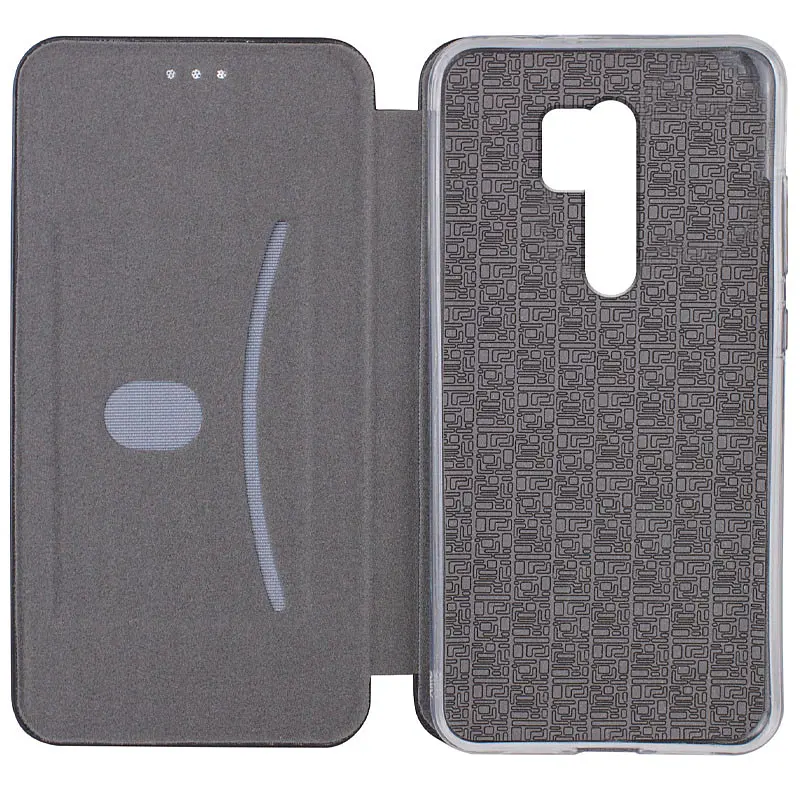 Шкіряний чохол-книжка Classy для Xiaomi Redmi 9 Темно-синій - фото 3