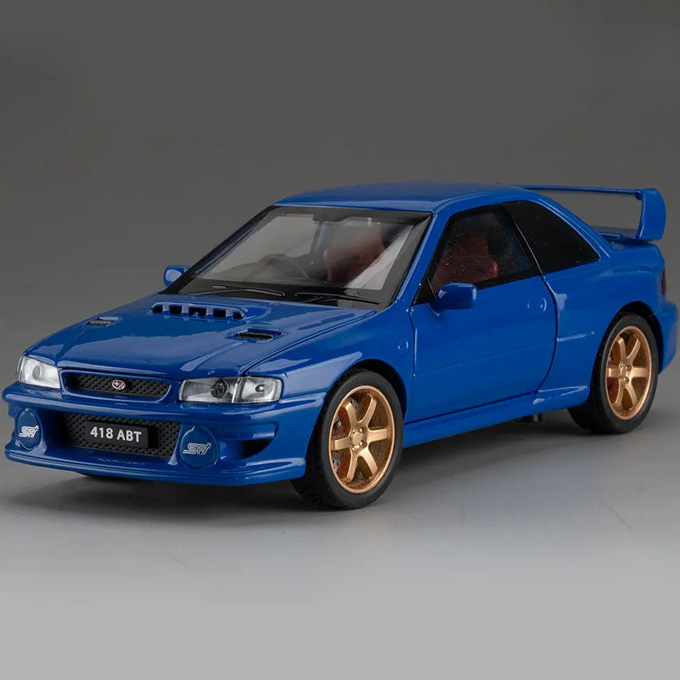 Колекційна металева модель автомобіля АвтоЕксперт Subaru Impreza з інерцією, світлом та звуком 1:32 - фото 3