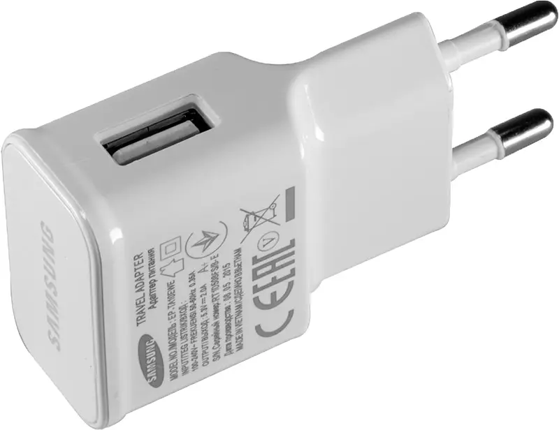 Сетевое зарядное устройство Samsung Travel Charger 1USB 2A White (High Copy) - фото 2