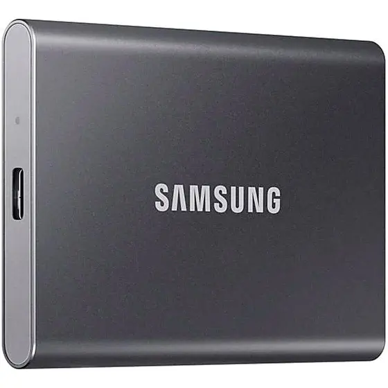 Внешний SSD накопитель Samsung T7 2TB Titan Gray (MU-PC2T0T/WW) [91905] - фото 4