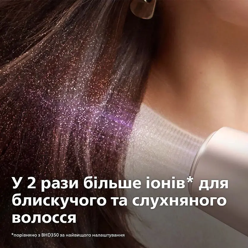 Фен Philips 5000 ThermoShield 2100 Вт 6 режимов белый (BHD500/00) - фото 4