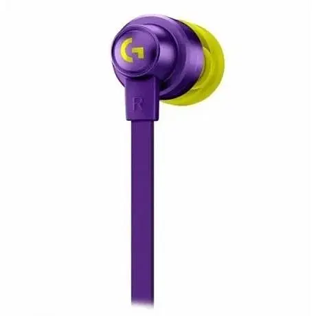 Гарнітура ігрова Logitech G333 Gaming Earphones для геймерів фіолетова (981-000936) - фото 10
