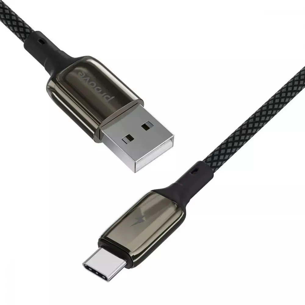 Кабель Proove Dense Metal металеві конектори USB-Type-C 1 м чорний (CCDM20001201) CCDM20001201 - фото 2