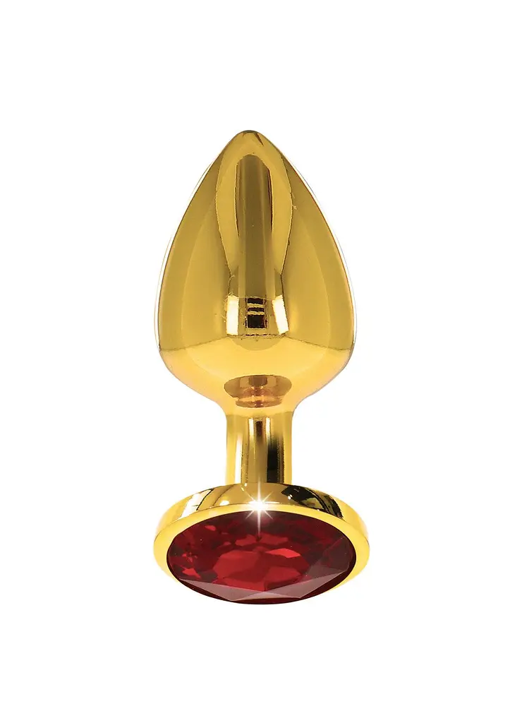Анальна пробка Taboom Butt Plug With Diamond Jewel S, 7 см (червоний)