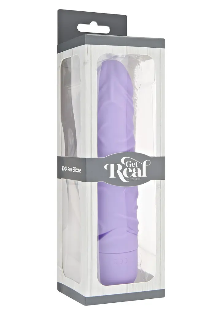Вібратор Get Real Original Vibrator 20 см фіолетовий - фото 3
