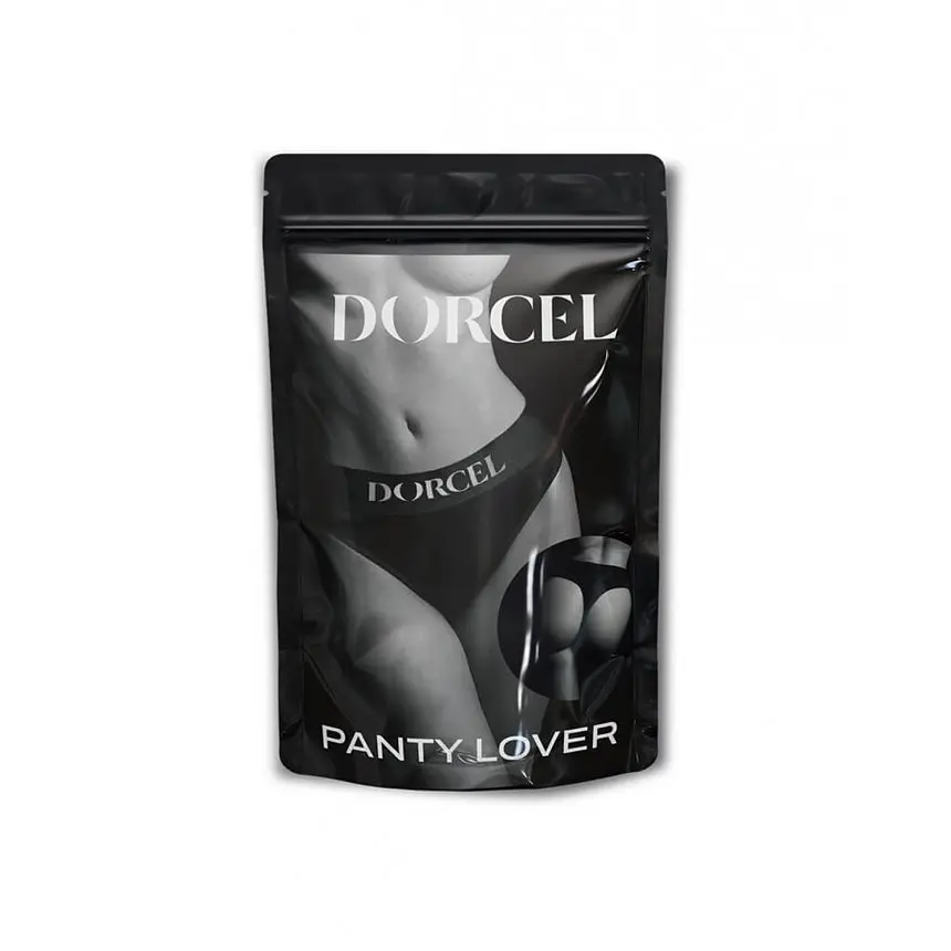 Трусики з кишенею для вібратора Dorcel Panty Lover, S (чорний) - фото 3