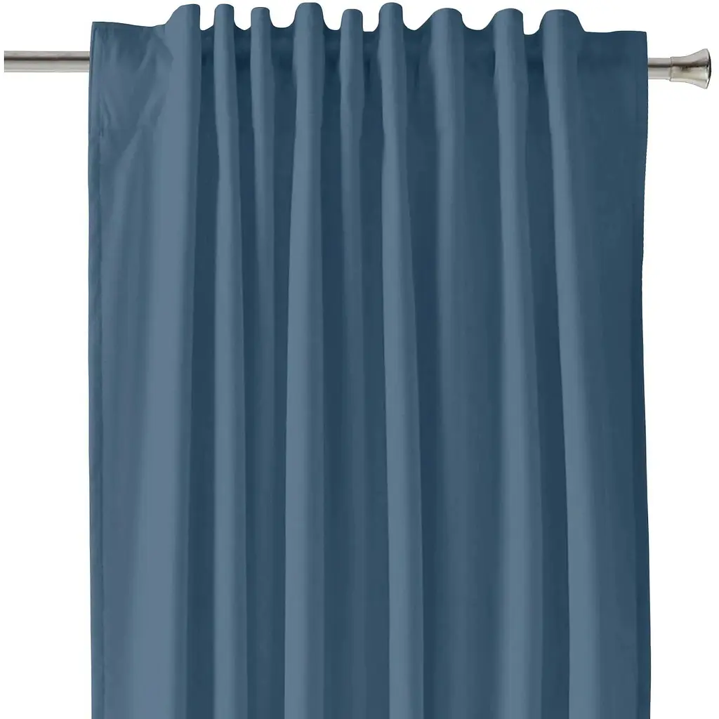 Штори на кухню та в кімнату Cosas DENIM180х260 см 2 шт сапфір (Curtains_16Indigo_DUK_180x260) - фото 2