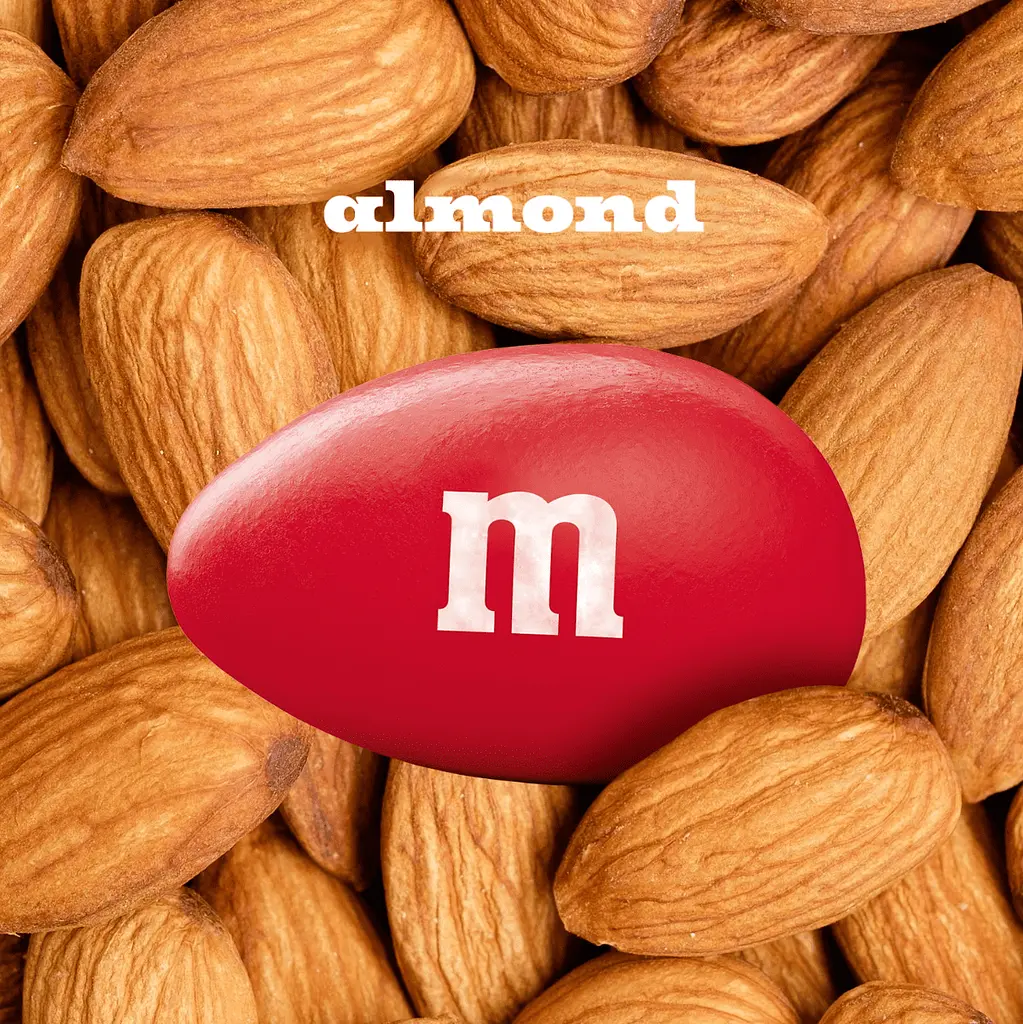 Драже M&M's Almond Milk Chocolate Candy 425.3г - фото 3