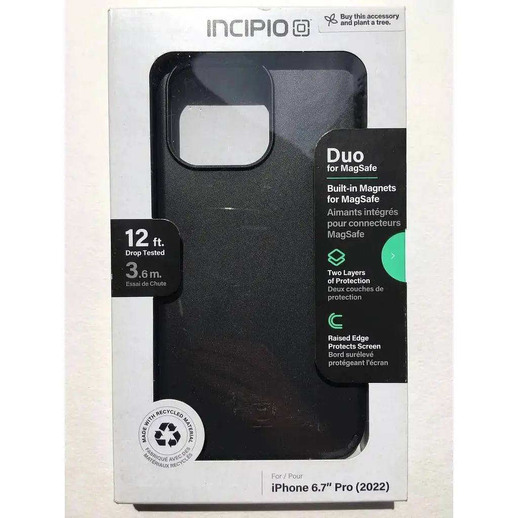 Оригінальний протиударний чохол Incipio Duo MagSafe для iPhone 14 Pro (6.1") Black (IPH-2037-BLK) - фото 5