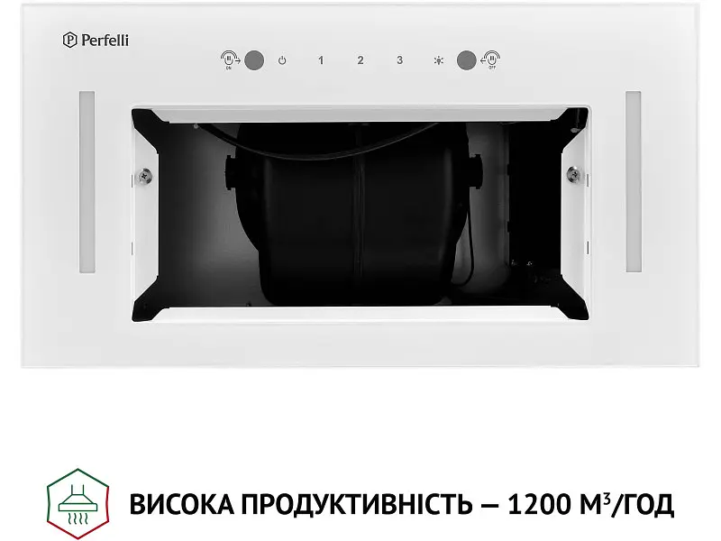 Витяжка Perfelli BIS 58844 WH 1200 LED - фото 6