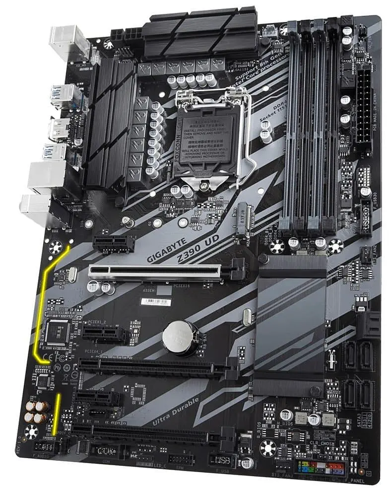 Материнская плата Gigabyte Z390 UD (Z390 UD) (Socket 1151 v2, Intel Z390, ATX) Б/у - фото 3