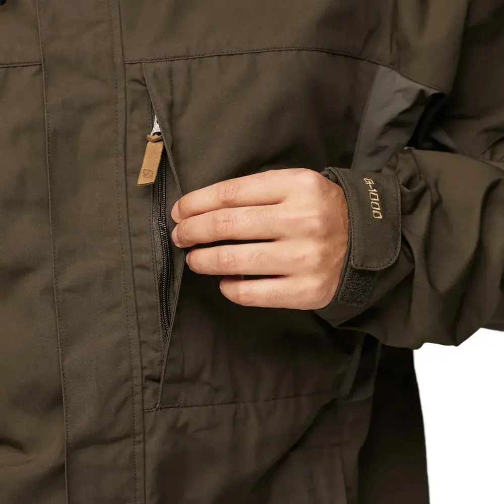 Куртка Fjallraven Kaipak Jacket M M dark olive - фото 10