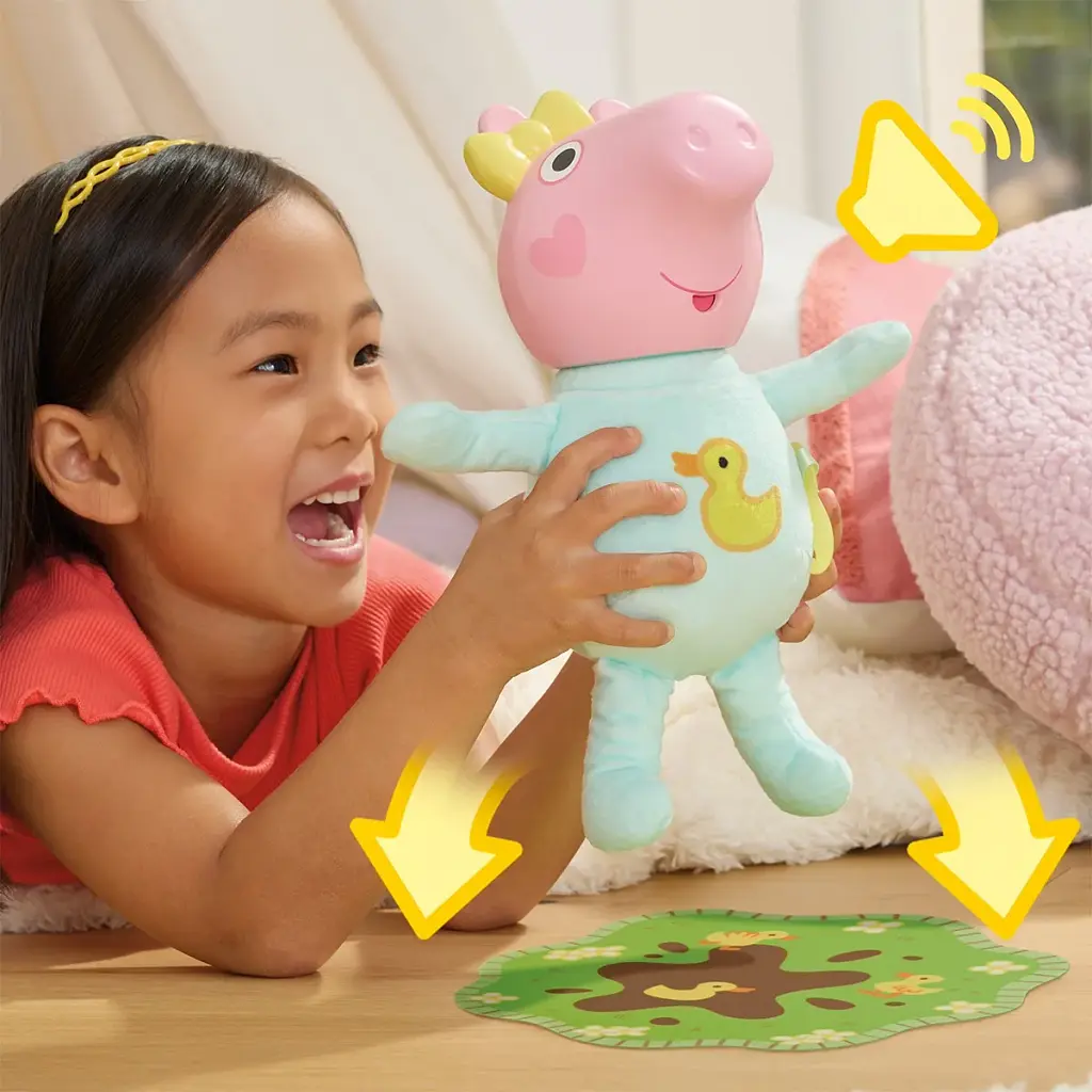 Інтерактивна іграшка Peppa Pig Крихітка Еві хрюшки-обіймашки (G1637) - фото 7