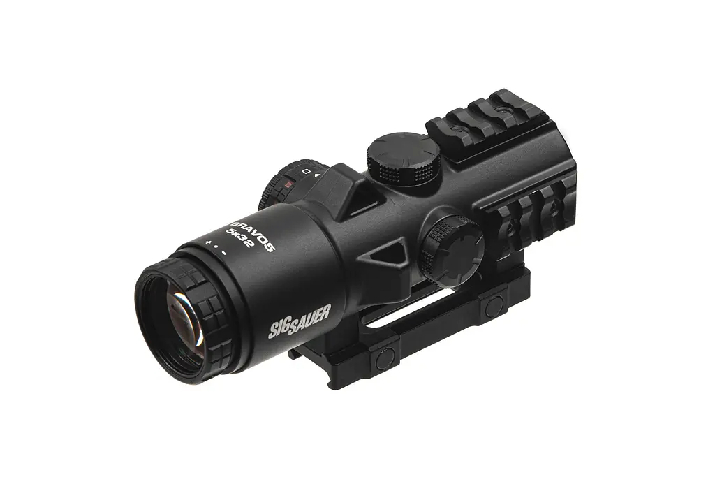 Прицел призматический Sig Optics BRAVO5 BATTLE SIGHT, 5X32MM HORSESHOE DOT ILLUM RETICLE - фото 3