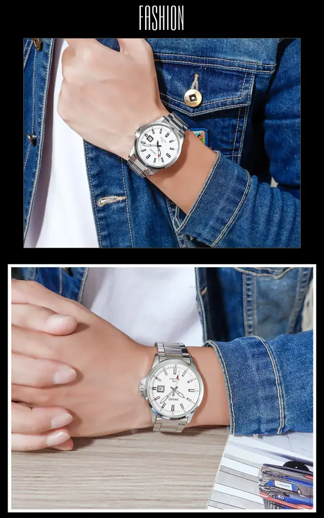 Наручний годинник Skmei 1654 Silver, 1654SI (18392) - фото 6