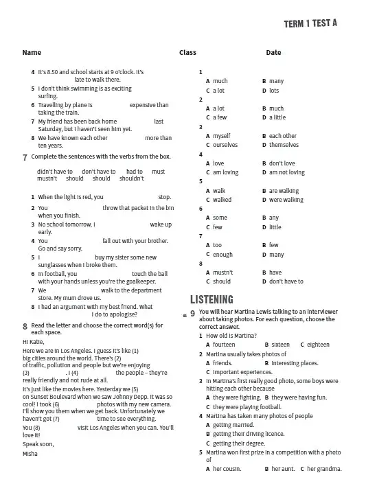 Prepare. Ukrainian Edition. Test Book 8 - фото 5