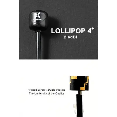 Антена для дрона Foxeer Lollipop 4 Plus High Quality 5G SMA Angle 150mm RHCP 1 шт. (PA14745ANGLE) - фото 2
