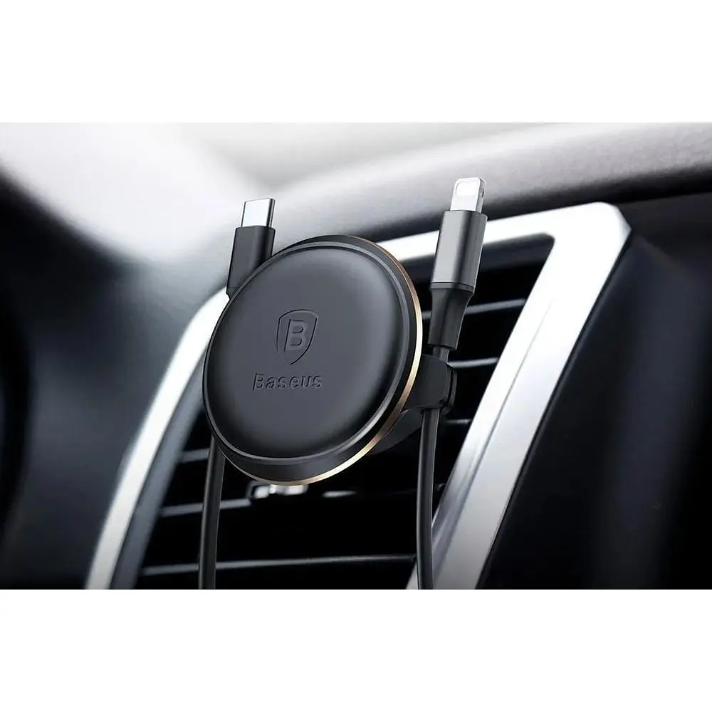 Автодержатель Baseus Magnetic Air Vent Car Mount Holder Black (SUGX-A01) - фото 2