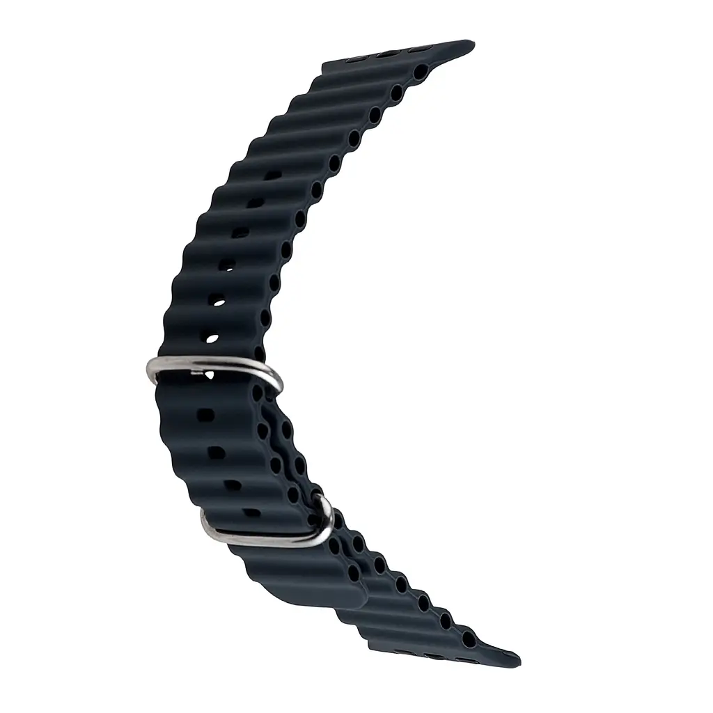 Ремінець Silicone Apple Watch Ocean Band Ultra 42/44/45/46/49 мм Dark Gray - фото 2