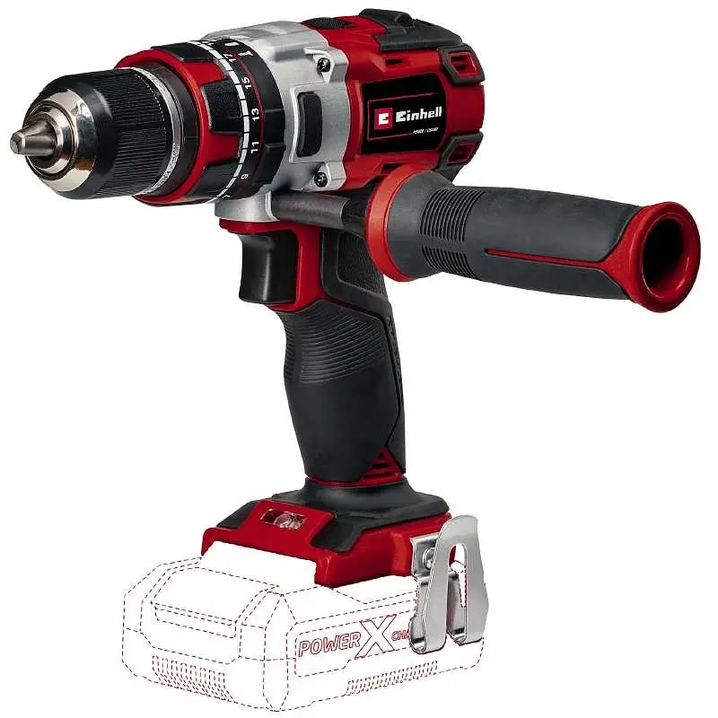 Шуруповерт-дрель ударная аккумуляторная Professional TP-CD 18/80 Li-i BL - Solo PXC 18В Einhell teh0025232 - фото 2