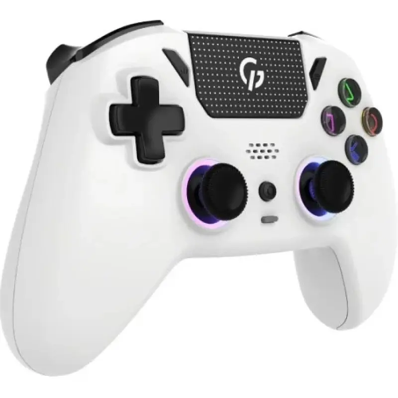 Беспроводной геймпад GamePro GPS20W для ПК, PS3-PS5, Switch, Android и iOS белый - фото 2