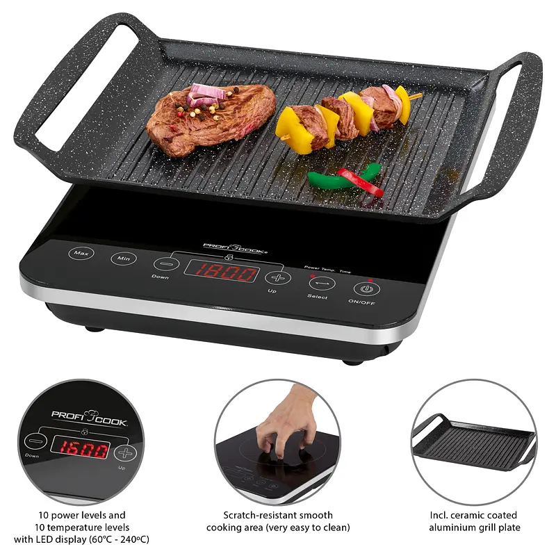 Індукційна електроплита PROFI COOK PC-ITG 1130 - фото 4