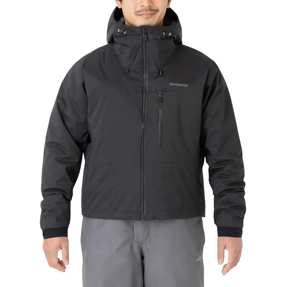 Куртка Shimano Durast Warm Short Rain Jacket XL Black - фото 2