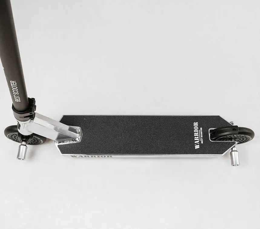Самокат трюковий Т-30401 Best Scooter "Warrior", HIC-система, ПЕГИ, алюмінієвий диск та дека, колеса PU, d=120 мм, ширина керма 58см - фото 4