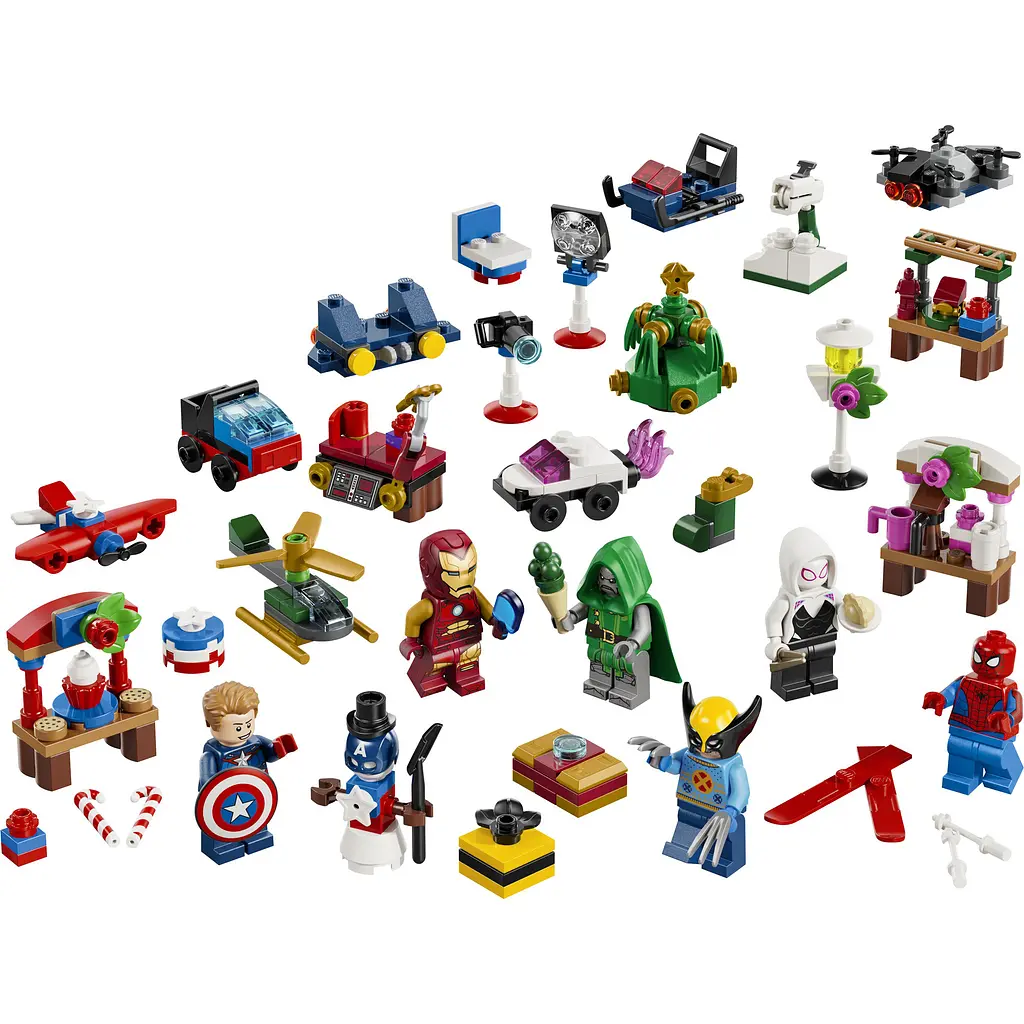 Конструктор LEGO Super Heroes Marvel Адвент-календар 2026 317 ел. (76340) - фото 5