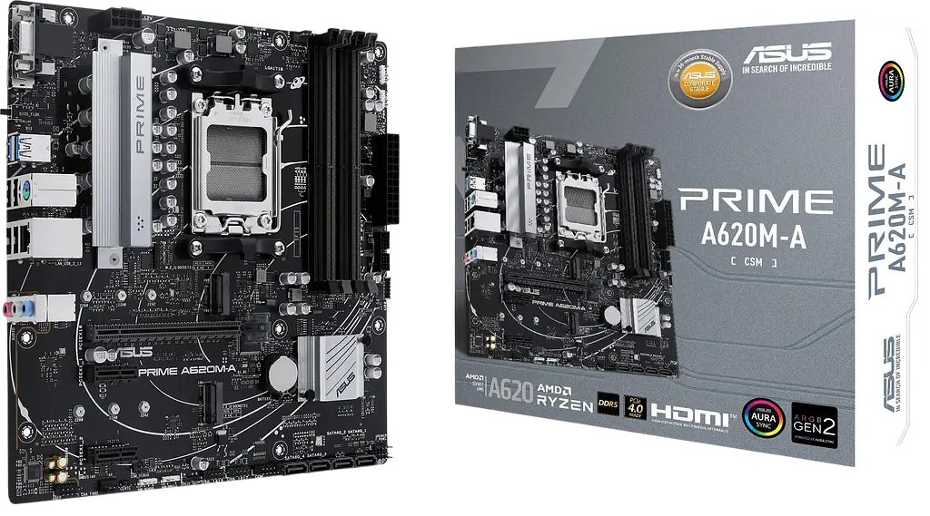 Материнська плата Asus A620M-A-CSM Prime Socket AM5 (PRIME A620M-A-CSM)