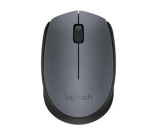 Миша Logitech M170, Grey/чорний, USB, бездротова, оптична, 1000 dpi, 3 кнопки, 1xAA (910-004642)