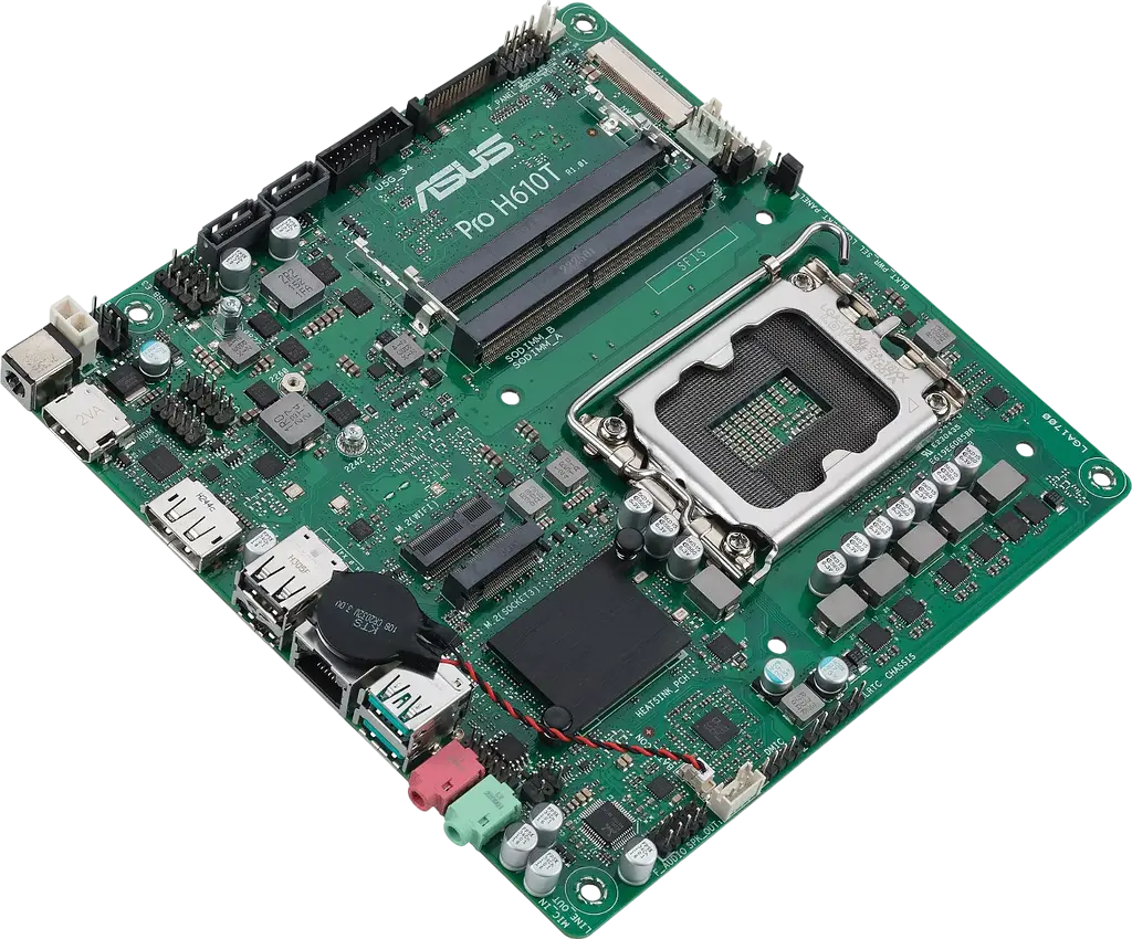 Материнская плата Asus PRO H610T-CSM LGA 1700 (PRO H610T-CSM) - фото 2