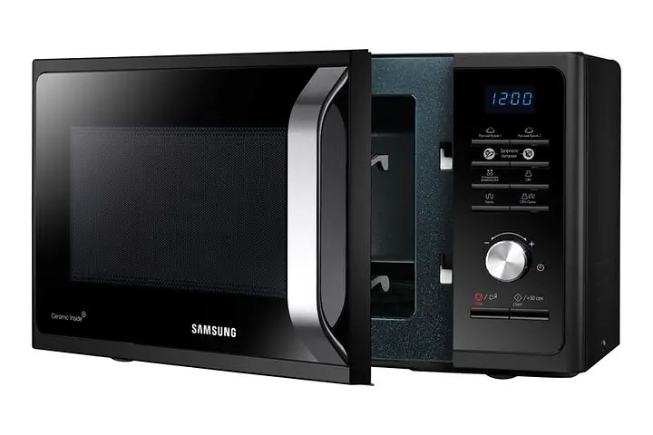 Микроволновая печь Samsung MG23F302TAK/UA черная - фото 6