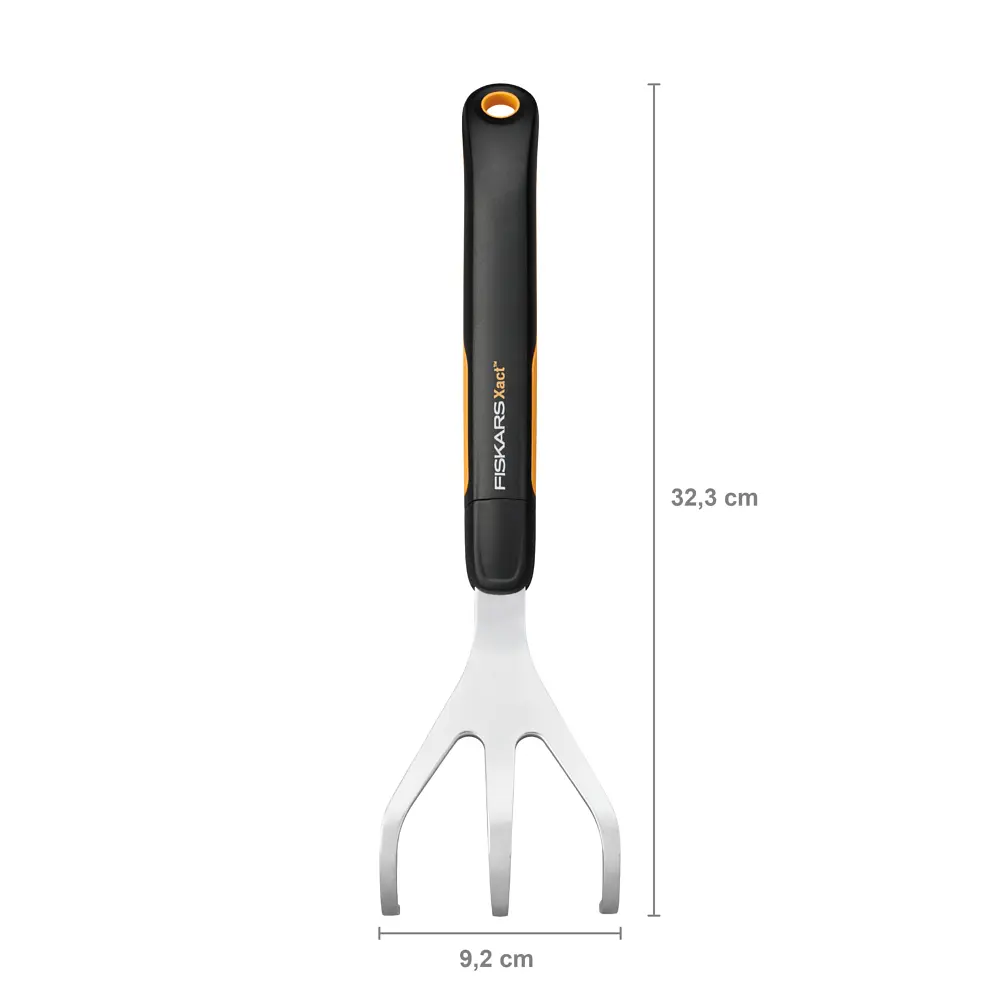 Разрыхлитель ручной Fiskars Xact™ 9,2 см, три зуба (1027047) - фото 3