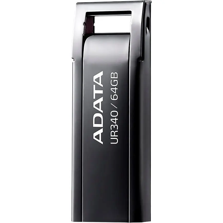 Флеш-накопичувач Adata Flash 64Gb USB 3.2 UR340 Black (AROY-UR340-64GBK) - фото 3