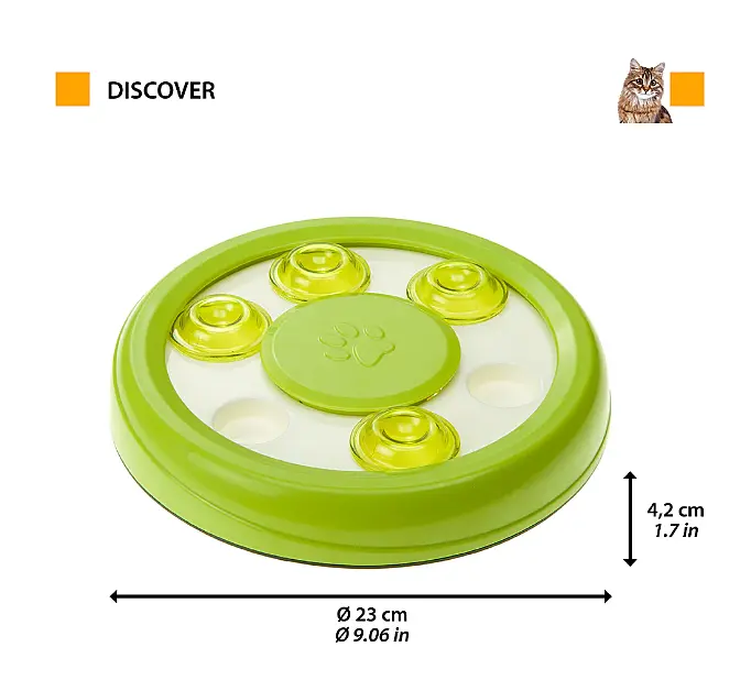 Іграшка для собак та котів Ferplast Discover із схованки для ласощів Ø23x4.2 см 85088099 - фото 2